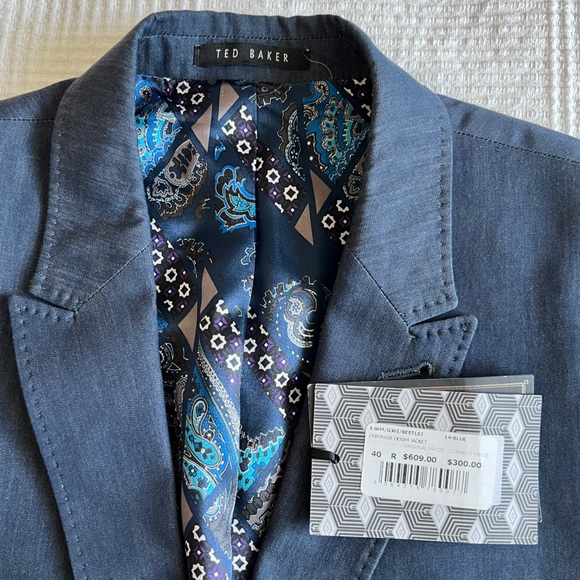 NWT Ted Baker London Debonair Denim Jacket - Picture 5 of 10